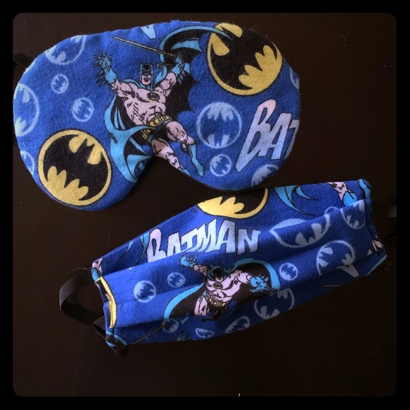 Batman - Set of 2 - Face Mask & Sleep Mask - Picture 1 of 2